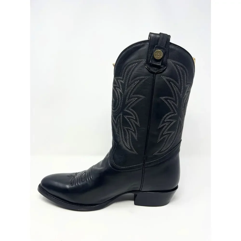Roper Sidewinder CCS Concealed Carry Cowboy Boots Men’s 9.5D Black Leather NWT